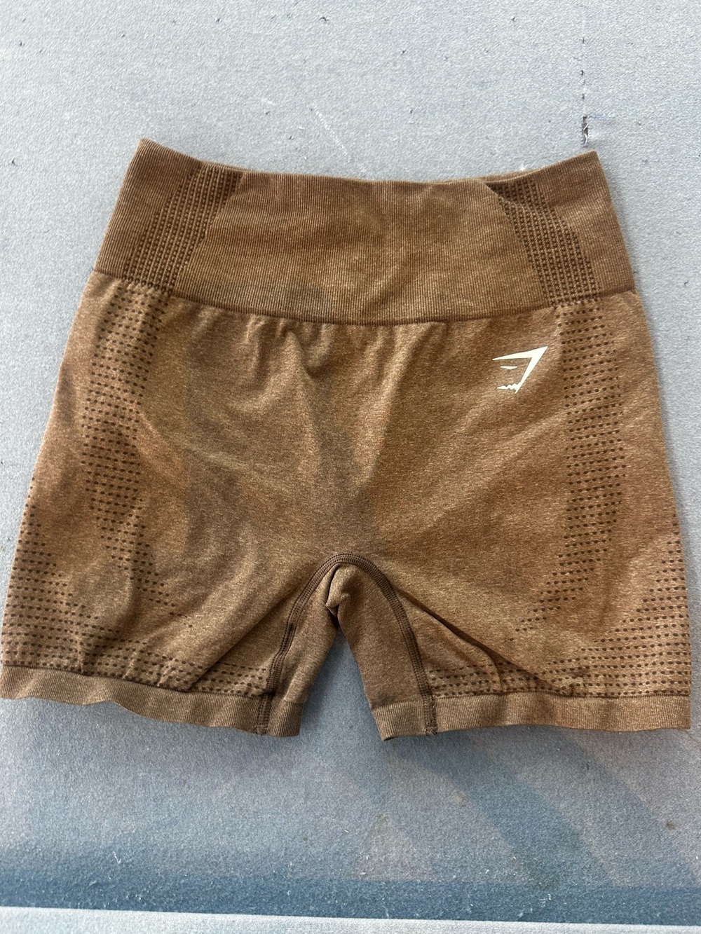 Gymshark vital Seamless Biker Shorts in espresso marl